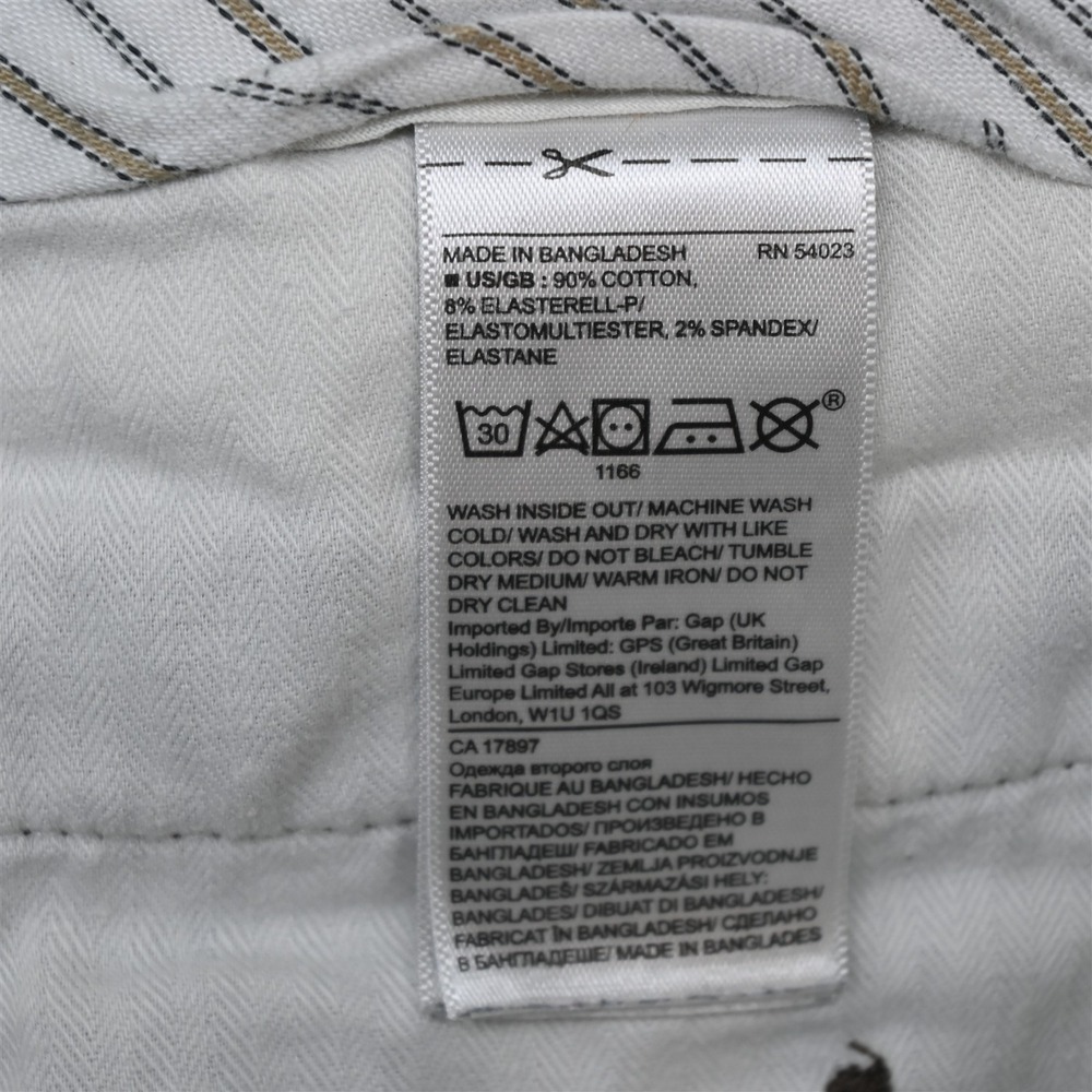 Banana Republic 33x34 Brown Aiden Rapid Movement Slim Chino Mens Pants - Picture 7 of 9